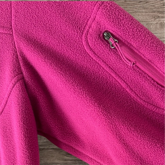 Used Columbia Women's Fuchsia Full-Zip Fleece Jacket - Size M - Picture 6 of 8